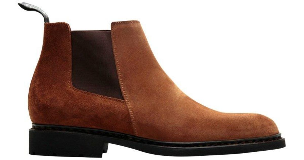 Paraboot Suede Chamfort Boots in Brown for Men - Lyst
