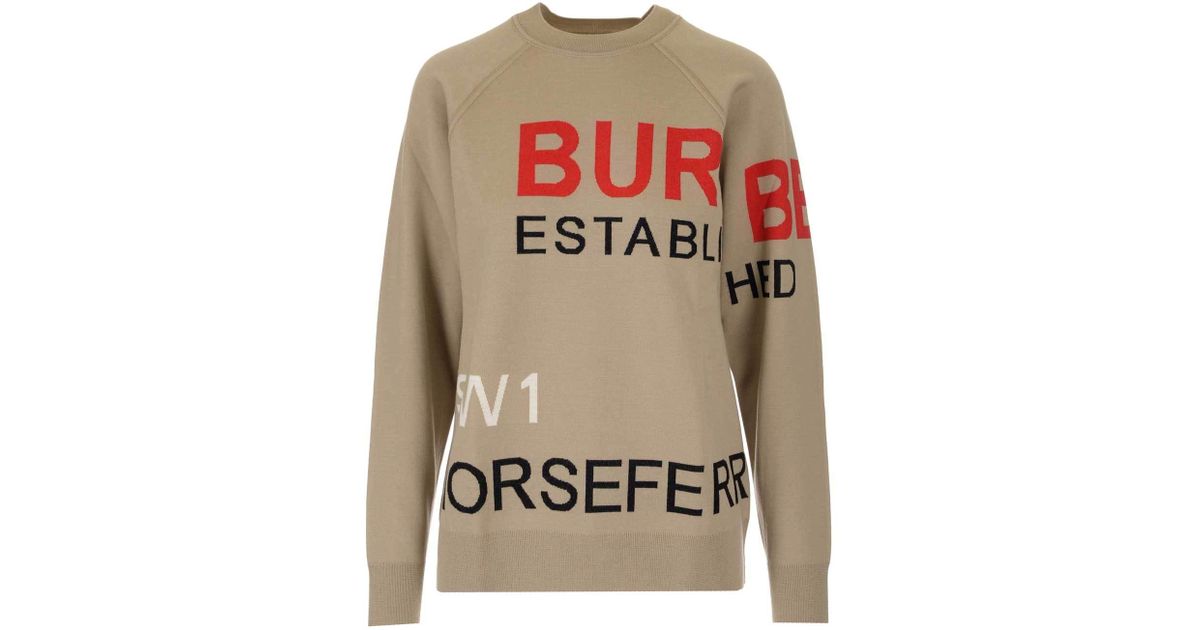 burberry horseferry sweater