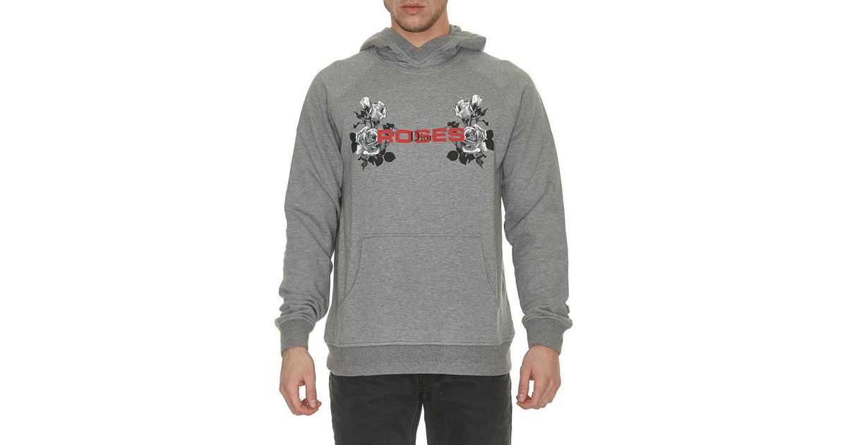 grey rose hoodie