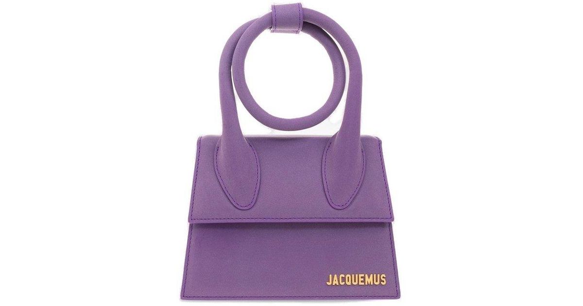 Purple jacquemus bag new arrivals