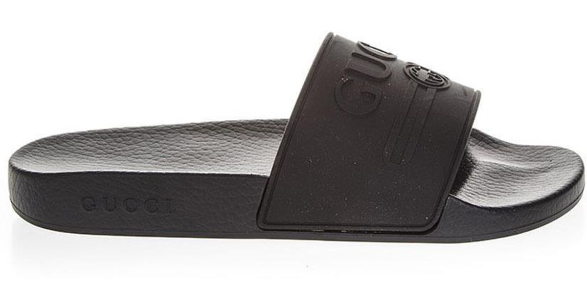 plain gucci slides
