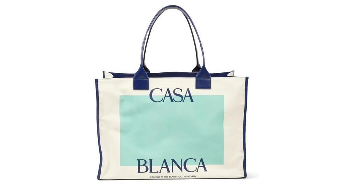 Casablanca Men's Tote Bag Blue main image 1