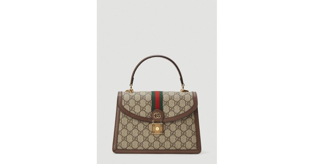 Gucci Ophidia Small Top Handle Bag Lyst Canada