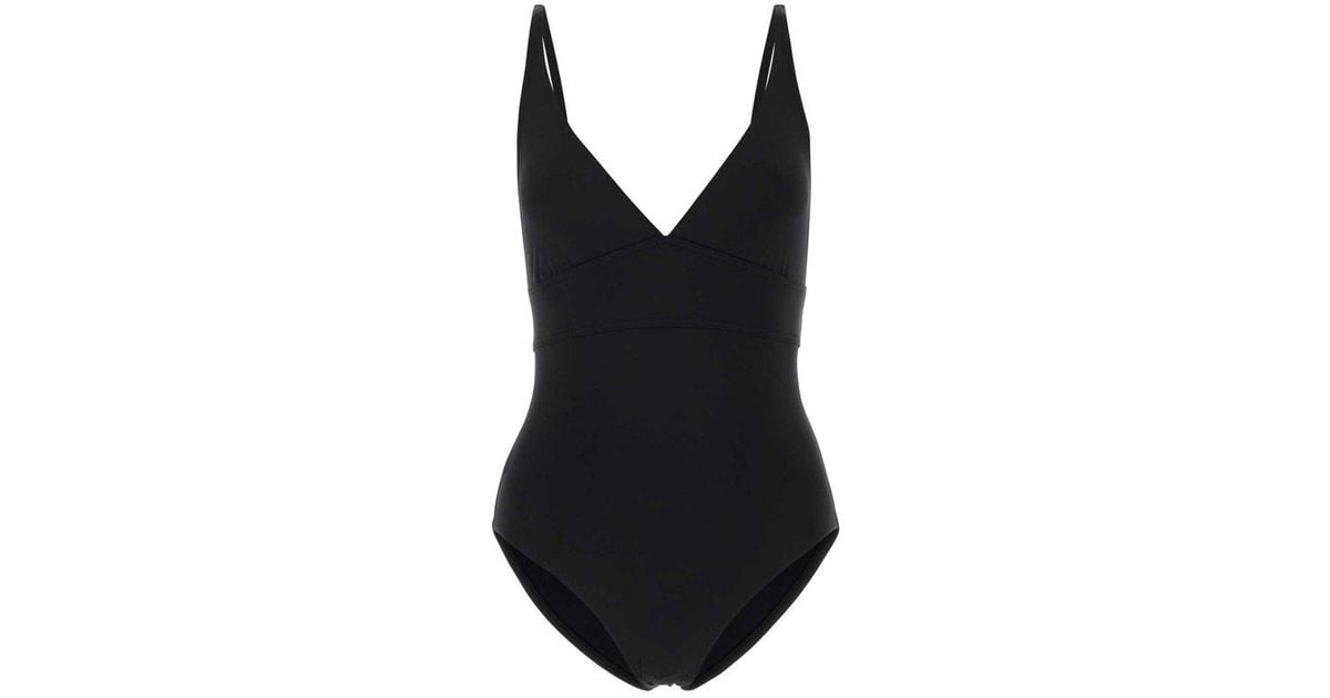 Eres Larcin Triangle One-piece Swimsuit in Black | Lyst UK