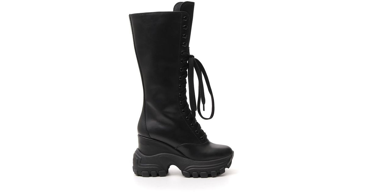 miu miu combat boots