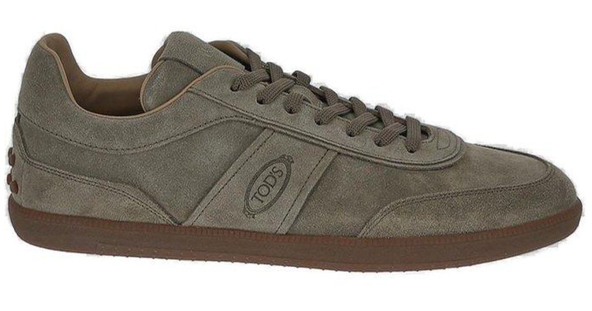 tod's tabs sneakers in leather