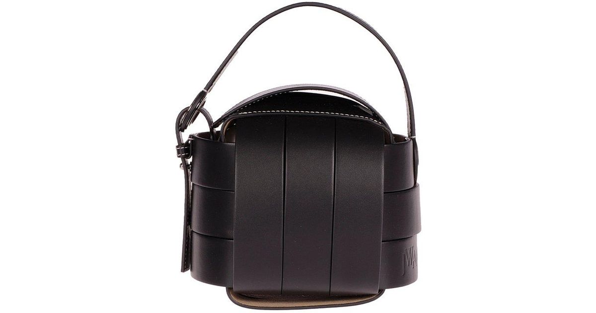 Womens Bags Top-handle bags JW Anderson Leather Knot Bag in Black 