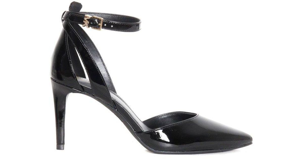 MICHAEL Michael Kors Ankle Strap Pointed Toe Pumps in Black Lyst UK