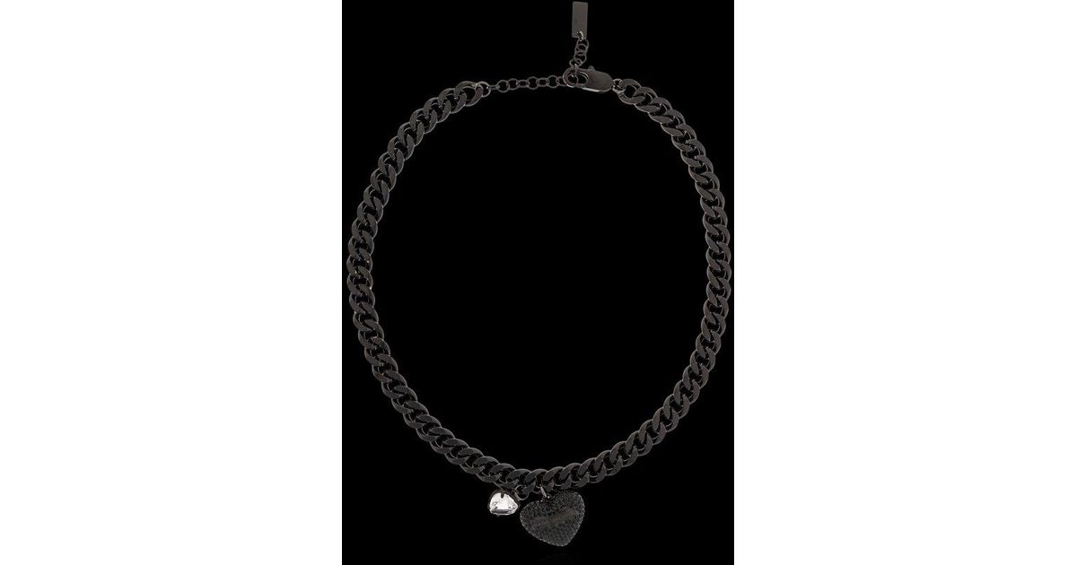 ネックレス・ペンダント Heart Balloon Pave Necklace - Marc Jacobs - l - Black Marc Jacobs Heart Balloon Pave Necklace | Shopbop