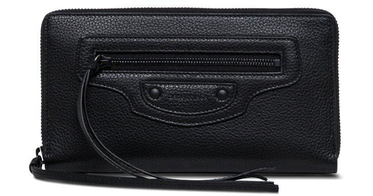 balenciaga classic continental wallet
