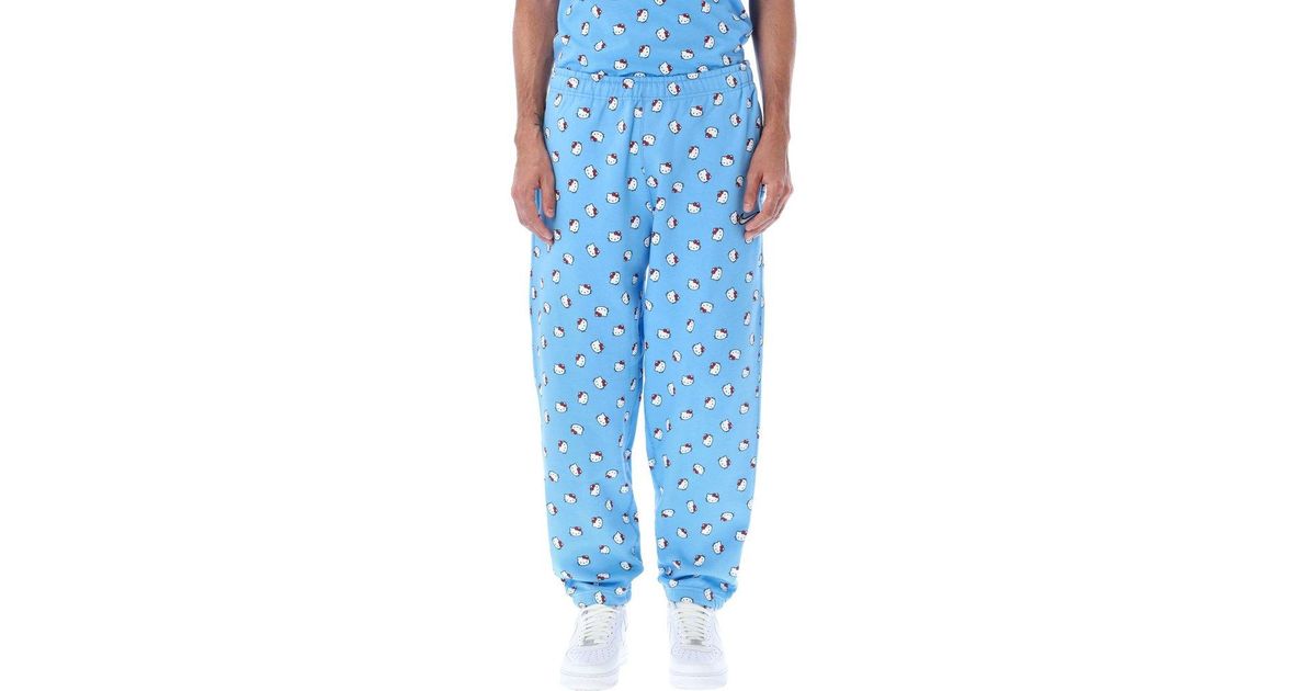 Nike Hello Kitty High Waist Sweatpants in Blue Lyst