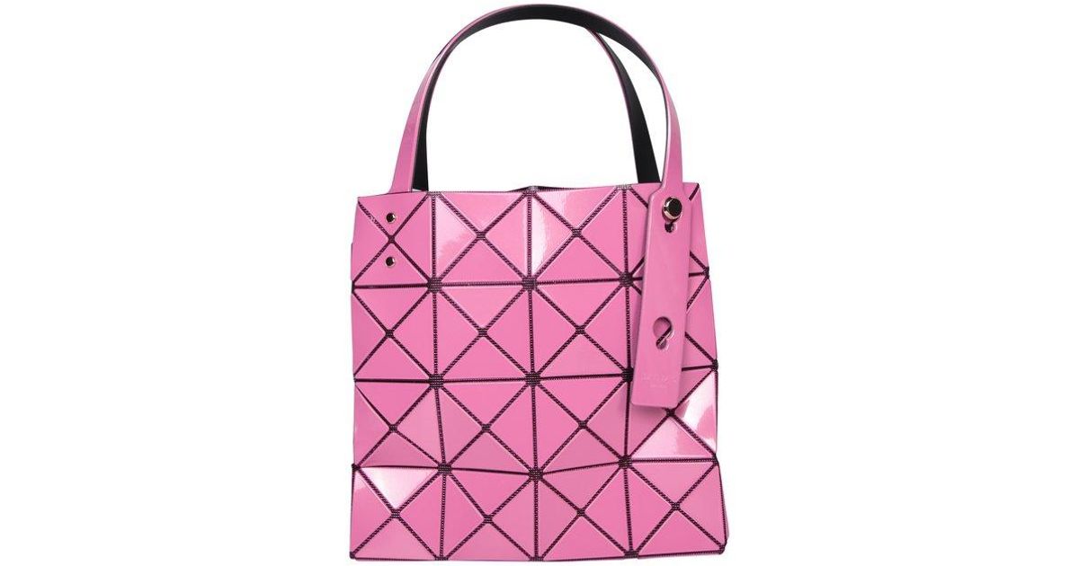 Bao Bao Issey Miyake Carat High-shine Finish Tote Bag in Pink