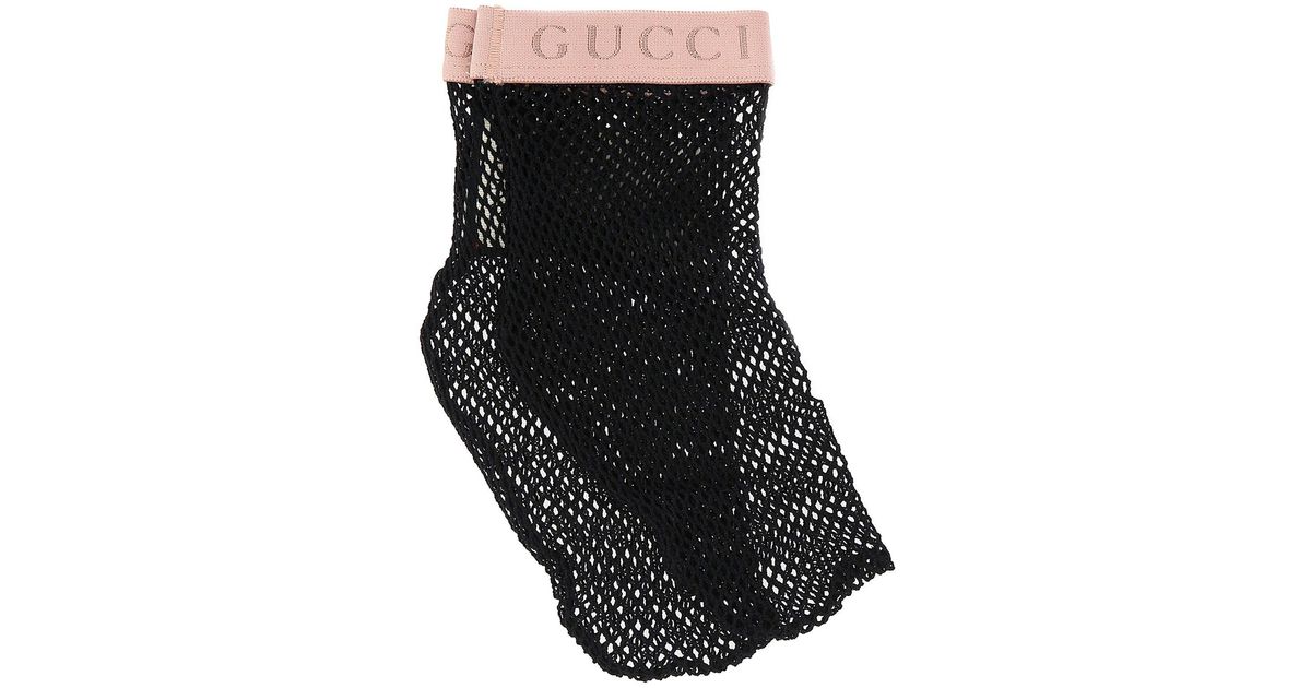 gucci mesh socks