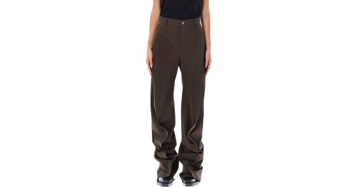 Y. Project Slim Banana Mid-rise Draped Pants in Green | Lyst Y. Project Slim Banana Mid-rise Draped Pants in Green | Lyst