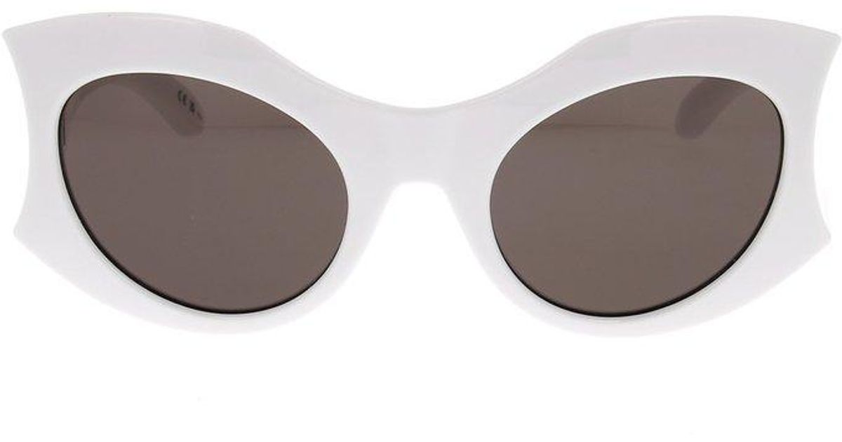 Balenciaga Hourglass Round Sunglasses in Black Lyst