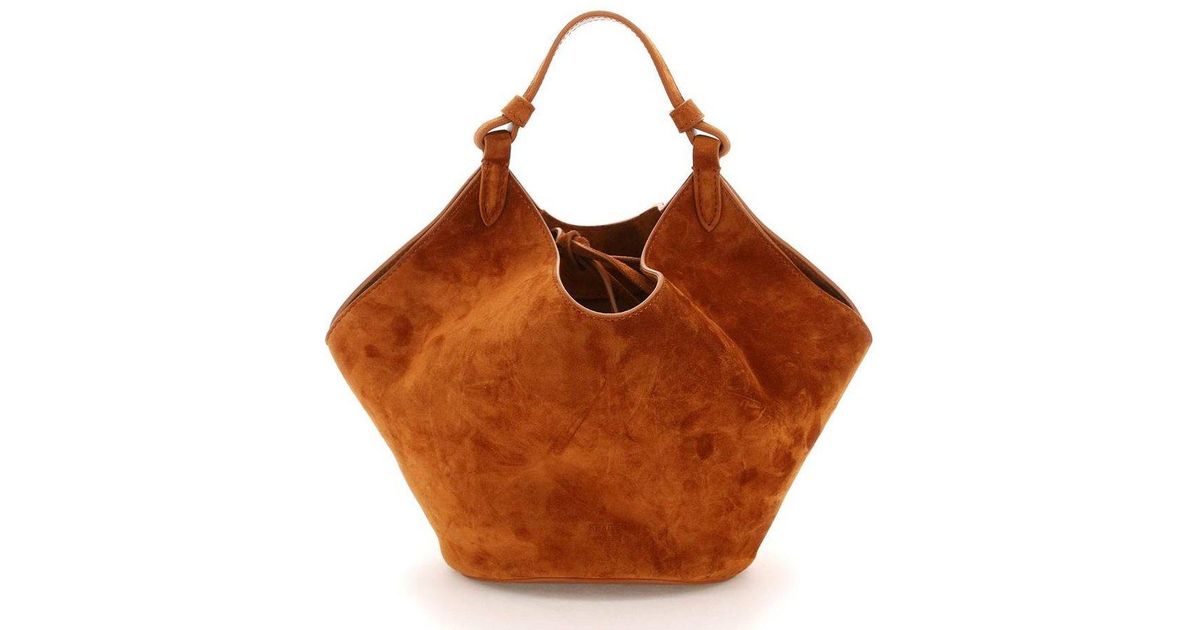 khaite lotus tote