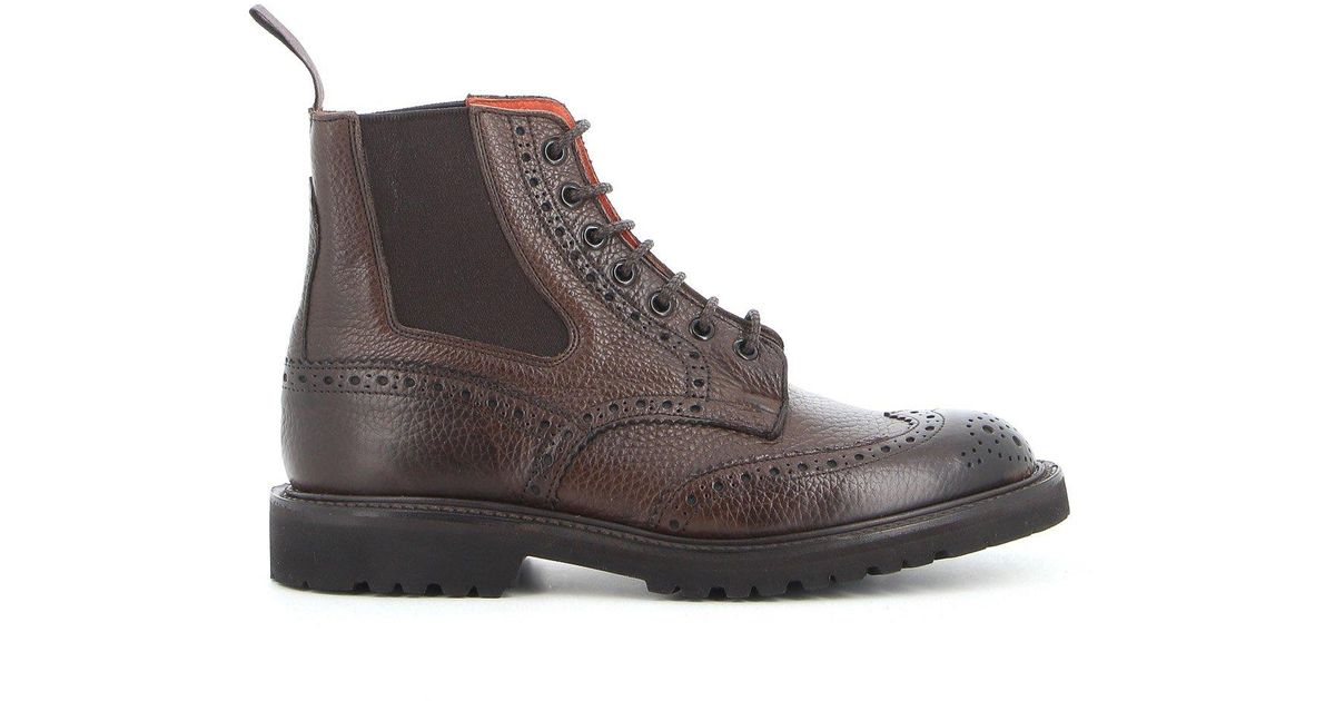 brogue motorcycle boots