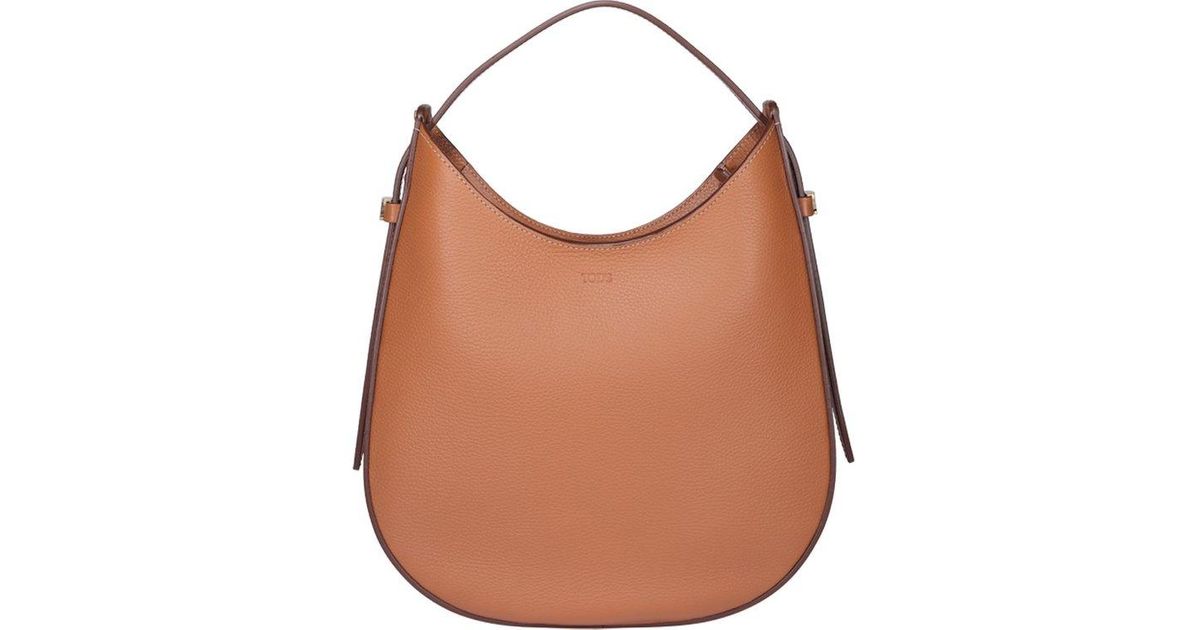 Tod's Oboe Small Shoulder Bag in Brown Lyst
