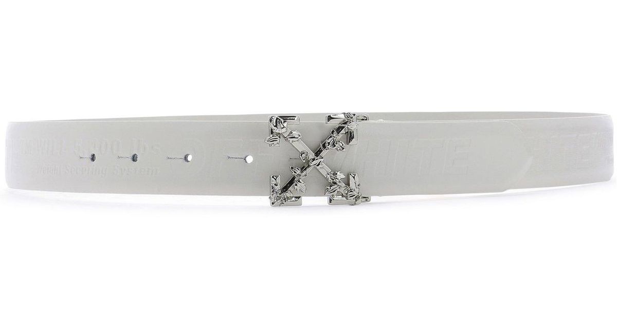 off white arrow buckle belt