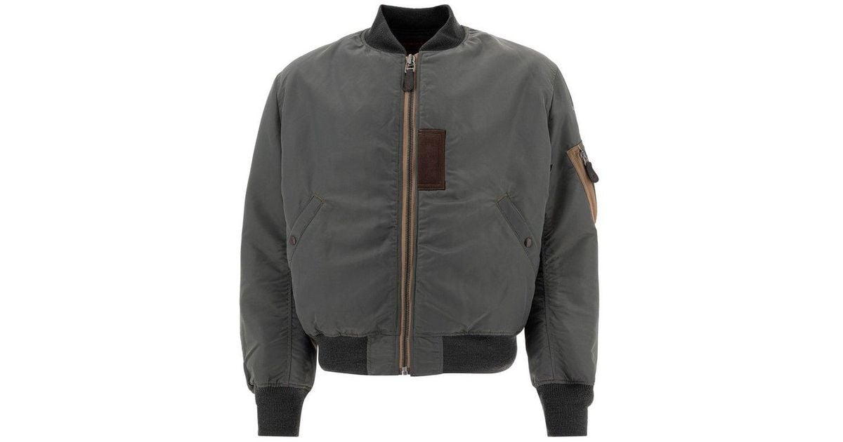 Buzz Rickson's U.S. Air Force Bomber Jacket in Grey for Men | Lyst UK