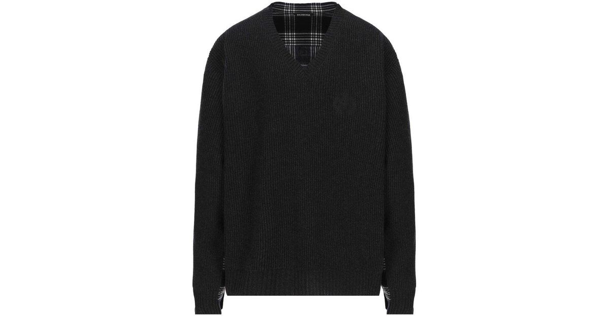 black balenciaga jumper