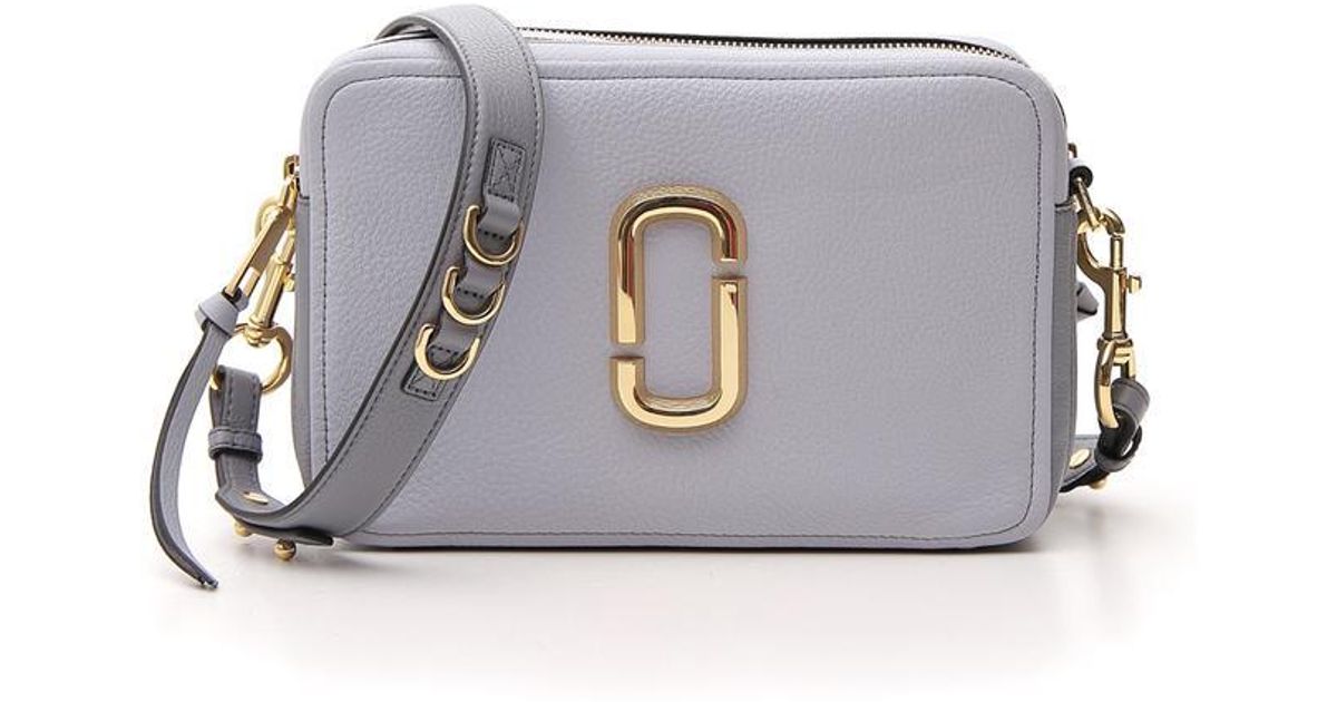 Marc Jacobs The Softshot 27 Crossbody Bag in Gray