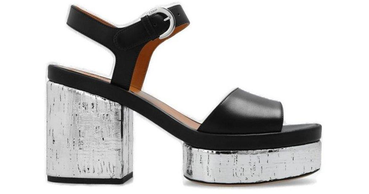 Chloé Odina Highheel Sandals in Black Lyst Canada
