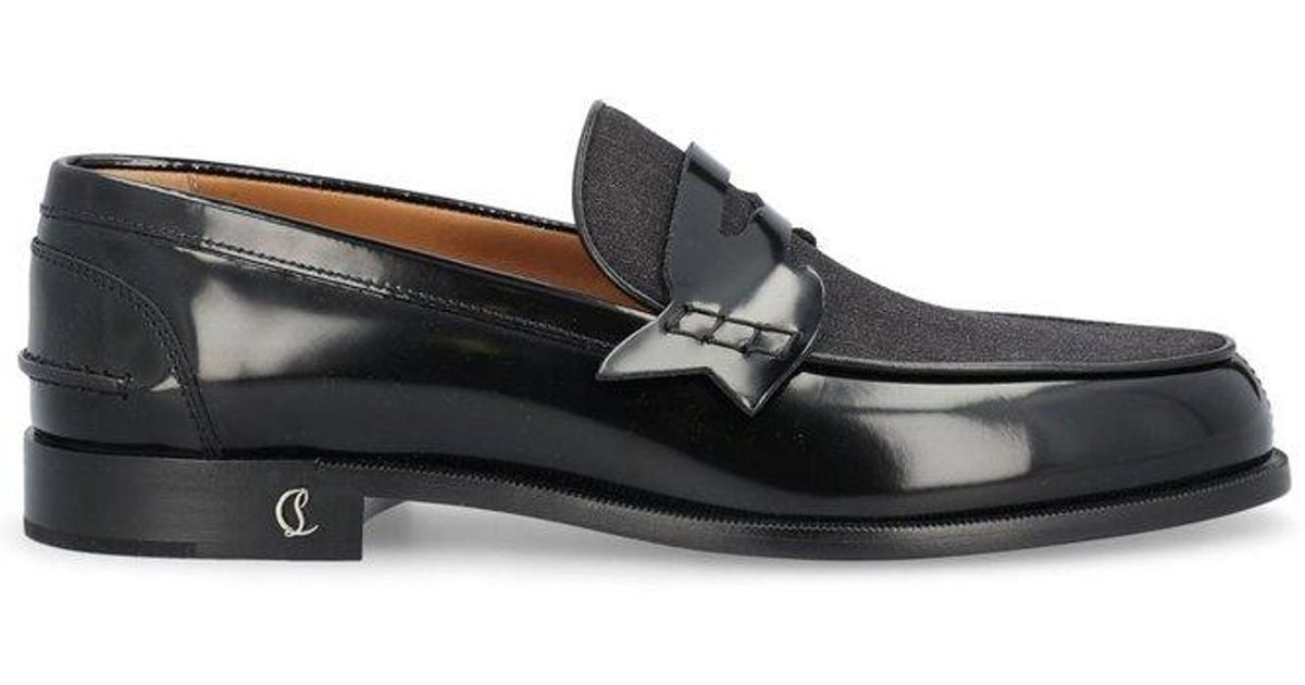 Christian Louboutin No Penny Loafers in Black for Men | Lyst