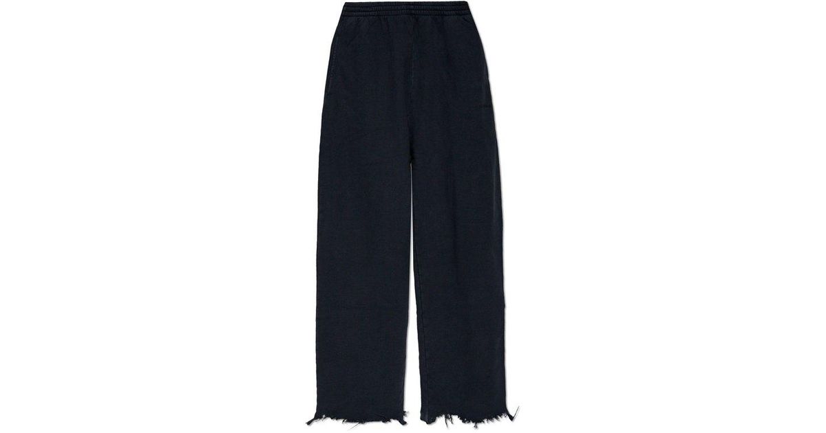 Balenciaga Sweatpants With Vintage Effect in Blue | Lyst