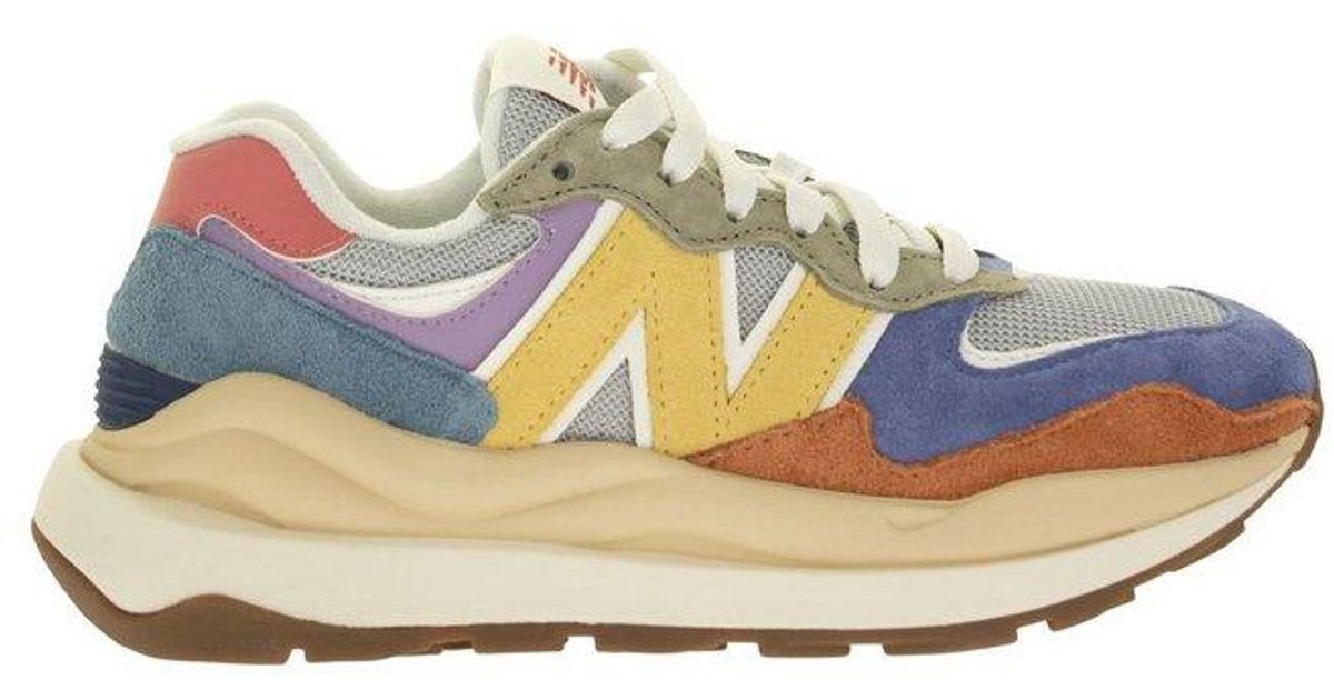 New Balance Colorblock Laceup Sneakers Lyst