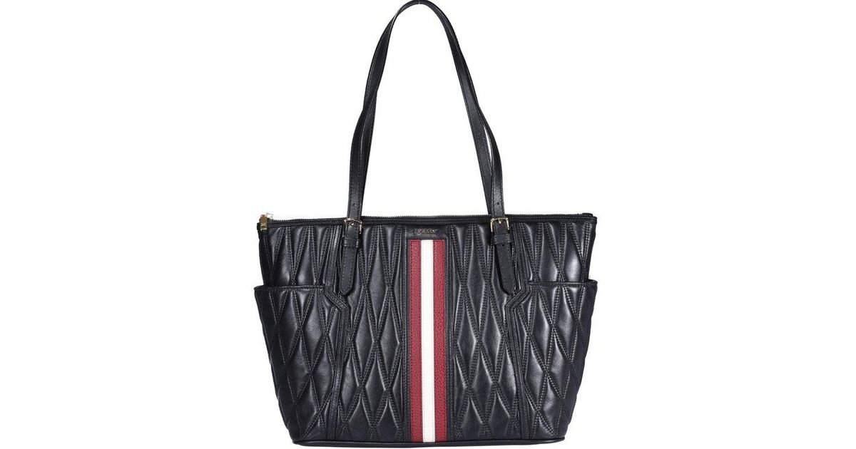 Bally Leather Damirah Shoulder Bag in Black Save 4 Lyst UK