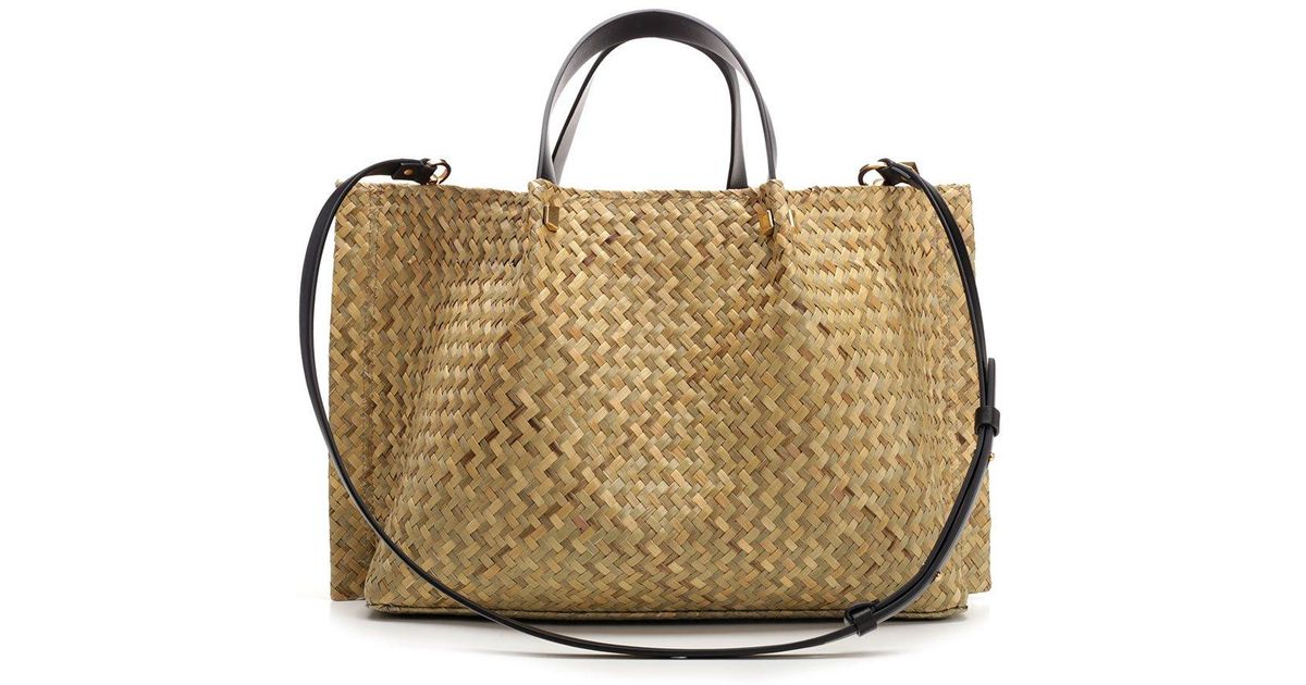 valentino raffia bag