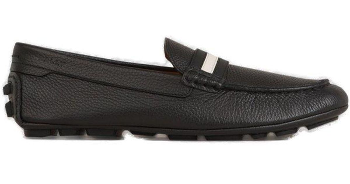 Bally Karlos Slip-on Loafers in Black for Men | Lyst