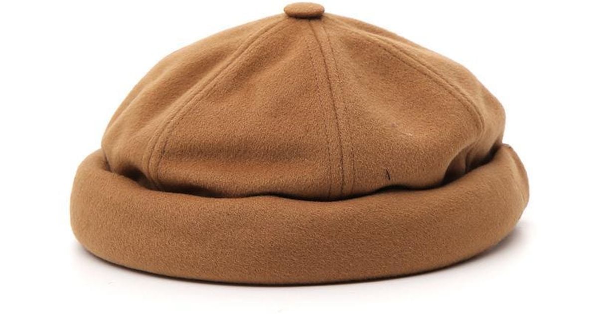 Junya Watanabe Wool Breton Hat in Brown for Men - Lyst