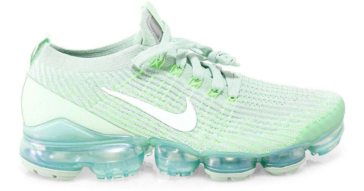 vapormax flyknit black and green