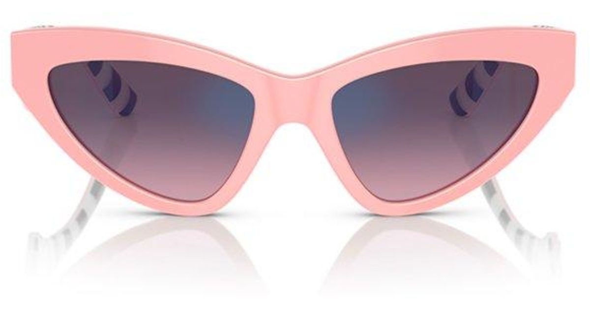 Dolce & Gabbana Cat-eye Frame Sunglasses in Pink | Lyst