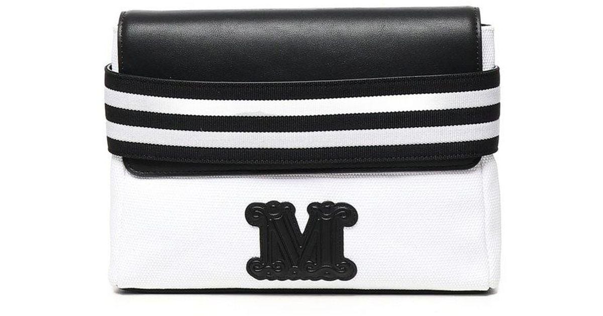 【送料&関税込】Opice Logo Patch Clutch Bag Max Mara Max Mara Opice Logo Patch Clutch Bag in Black | Lyst
