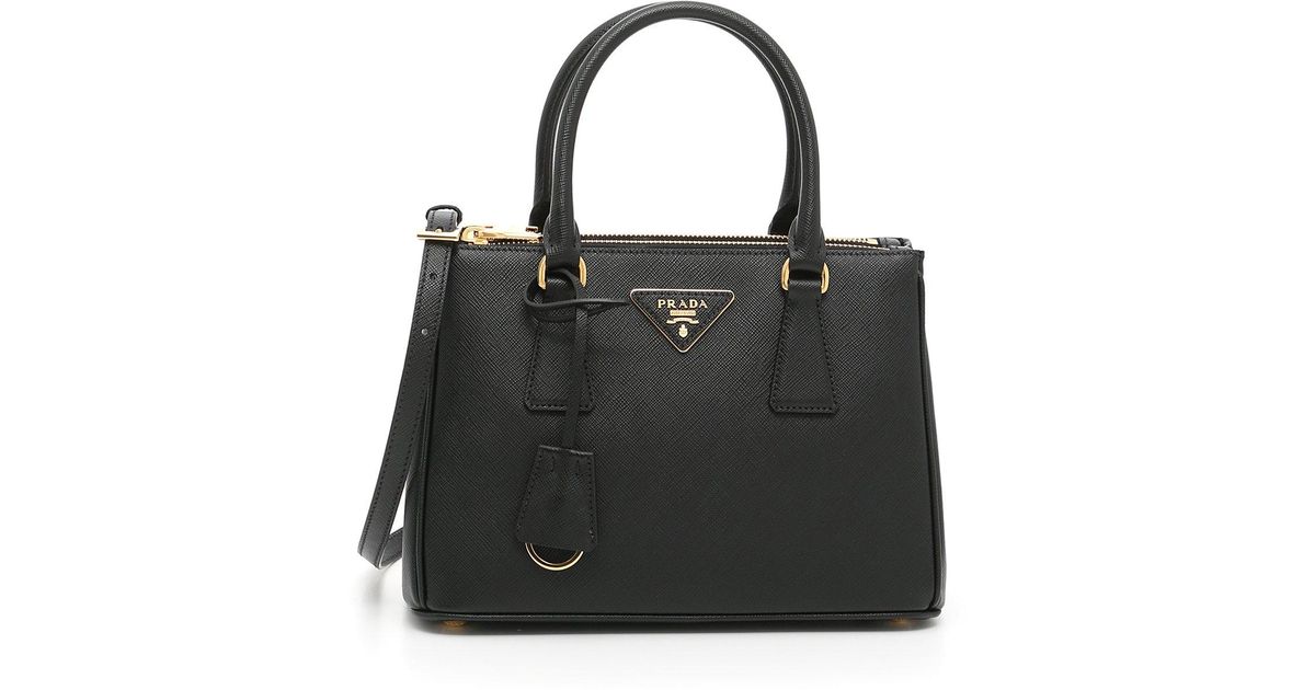 prada galleria bag black
