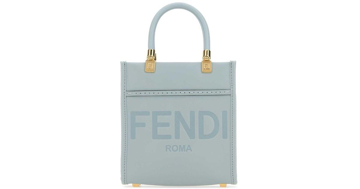 【FENDI】SUNSHINE MINI TOTE BAG FENDI Mini Sunshine Tote Bag | White | FARFETCH