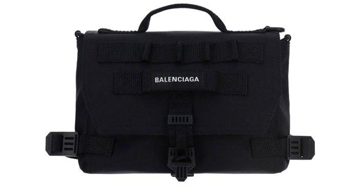 Balenciaga Army Messenger Bag in Black for Men Lyst