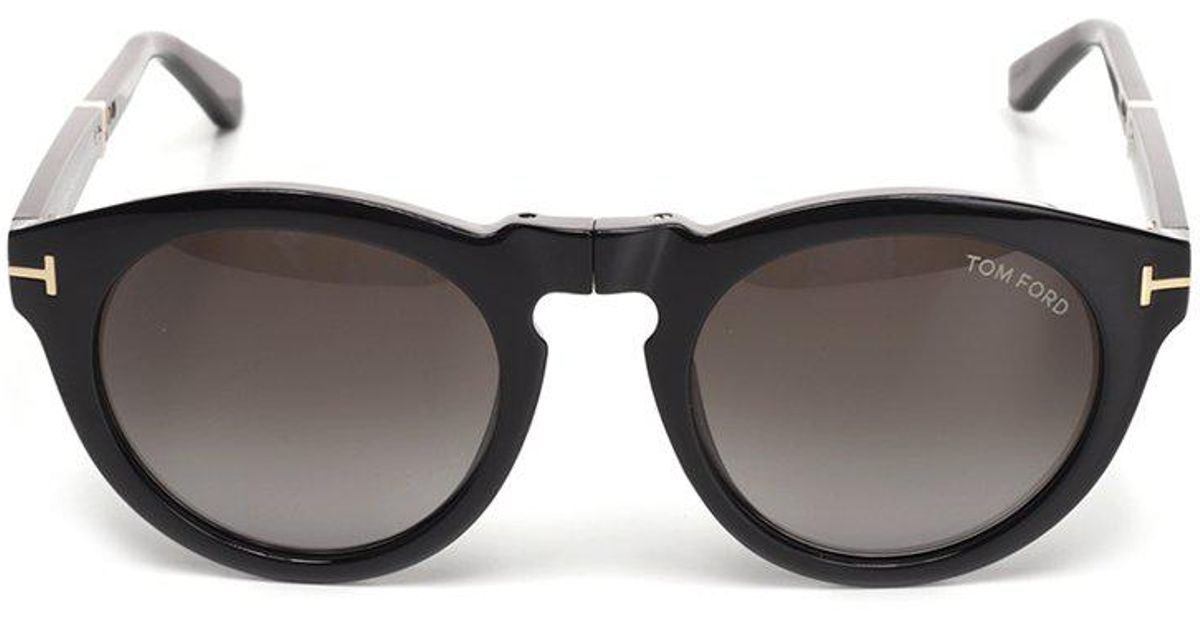 Tom Ford Foldable Sunglasses in Black for Men | Lyst