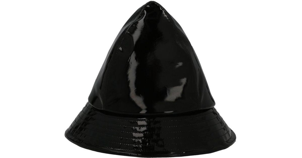 Raf Simons Pointed Style Bucket Hat in Black | Lyst