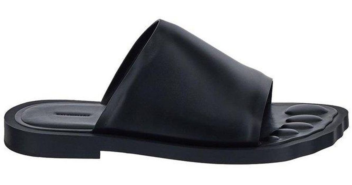 Balenciaga Logo Embossed Open-toe Sandals in Black for Men | Lyst UK