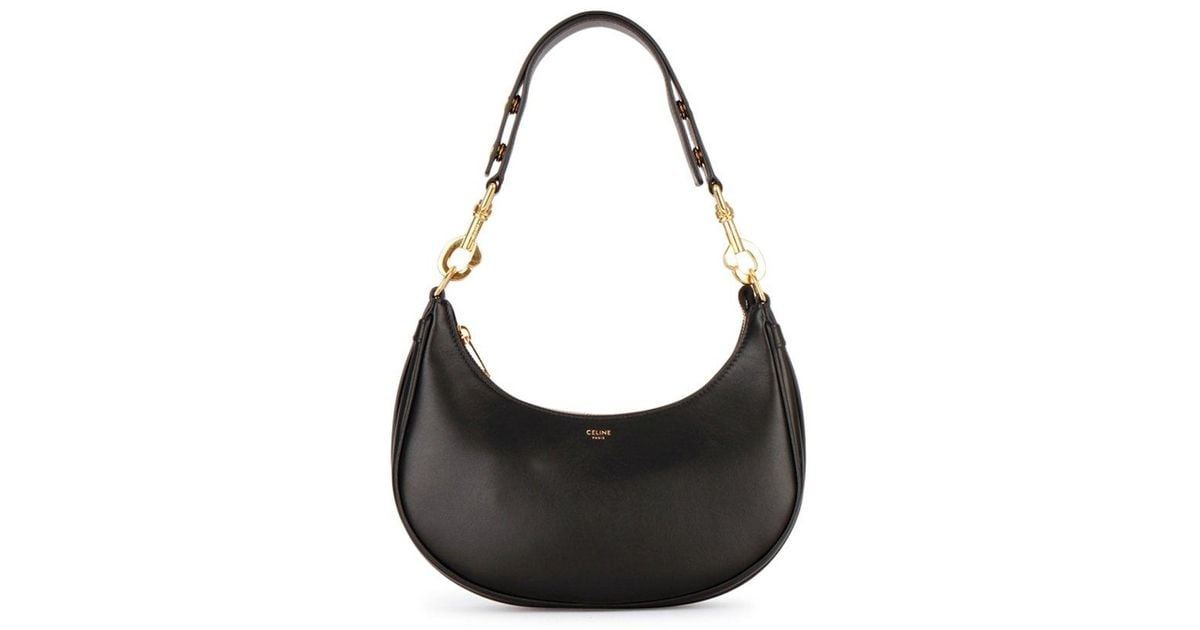 Celine Ava Medium Shoulder Bag in Black | Lyst