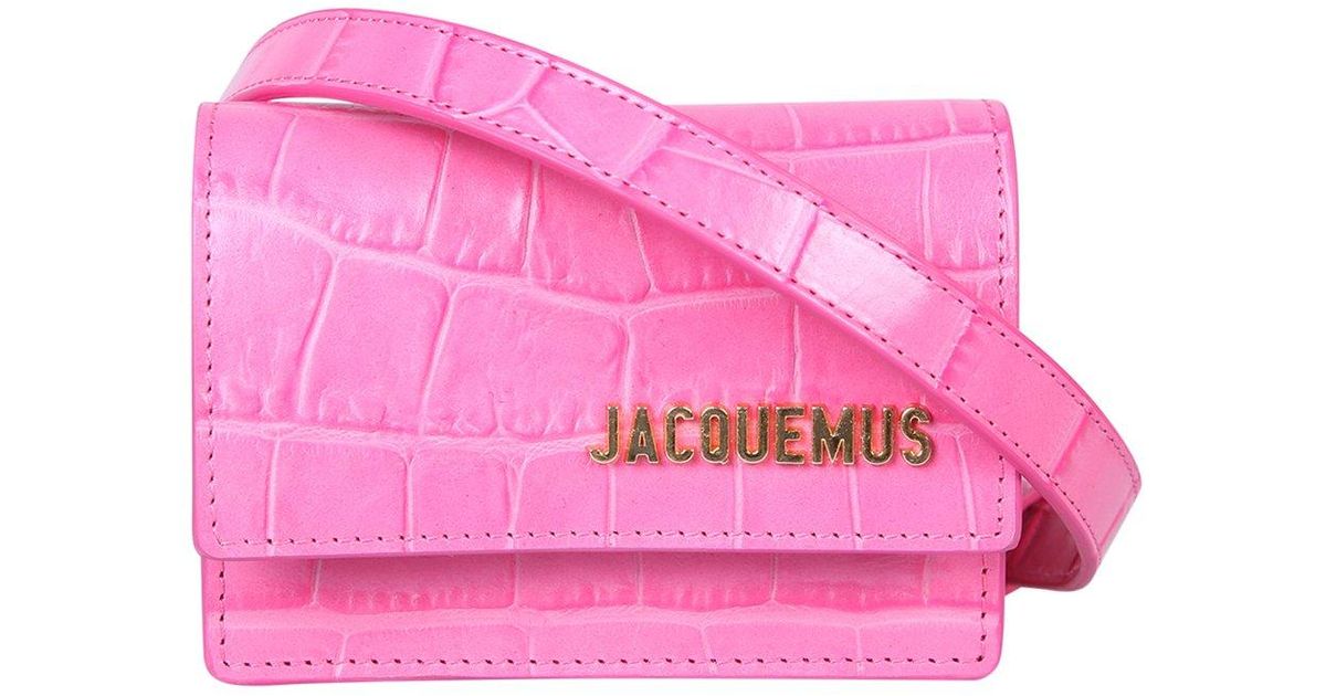 Jacquemus Leather La Ceinture Bello Belt Bag in Pink - Lyst