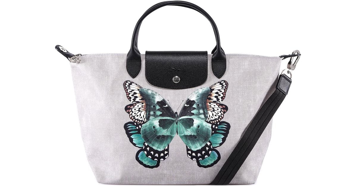 longchamp butterfly tote