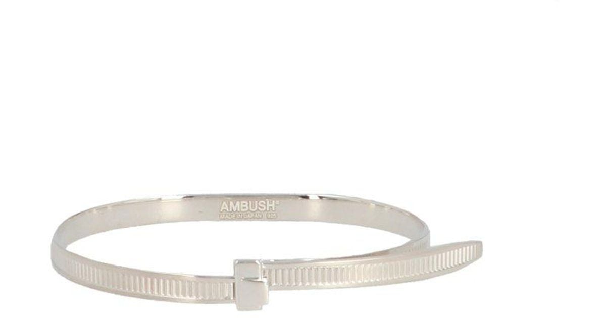 Ambush Zip Tie Bracelet in Metallic | Lyst