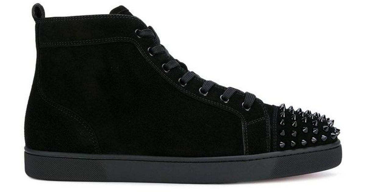 lou spikes high top sneaker