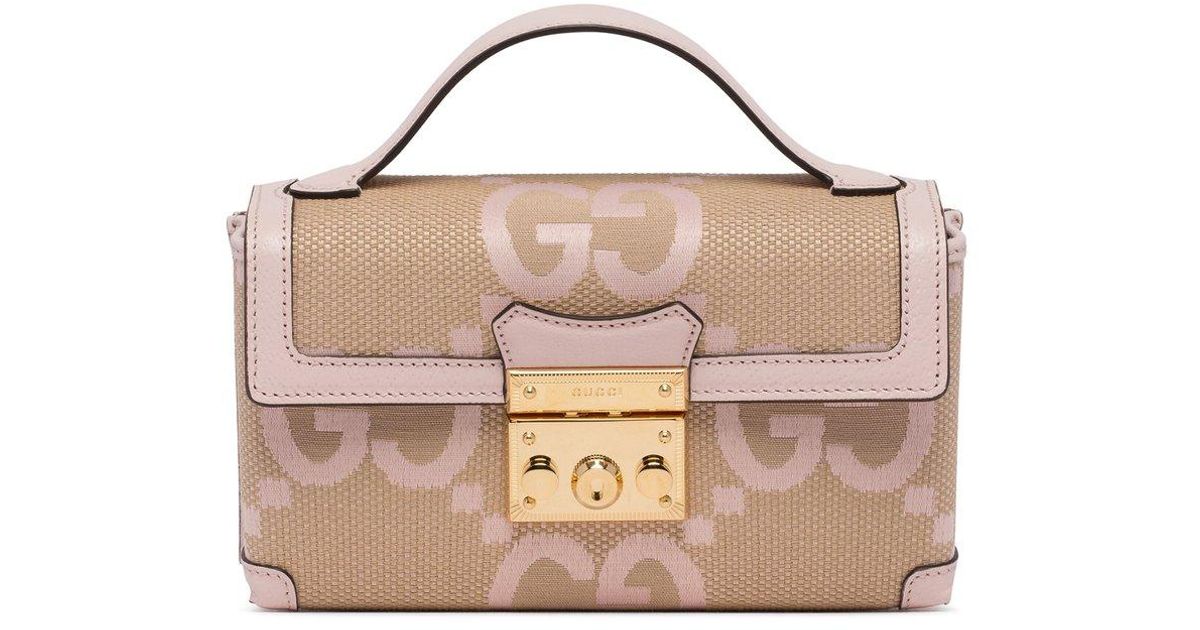 Gucci Padlock Jumbo GG Mini Bag in Brown Lyst