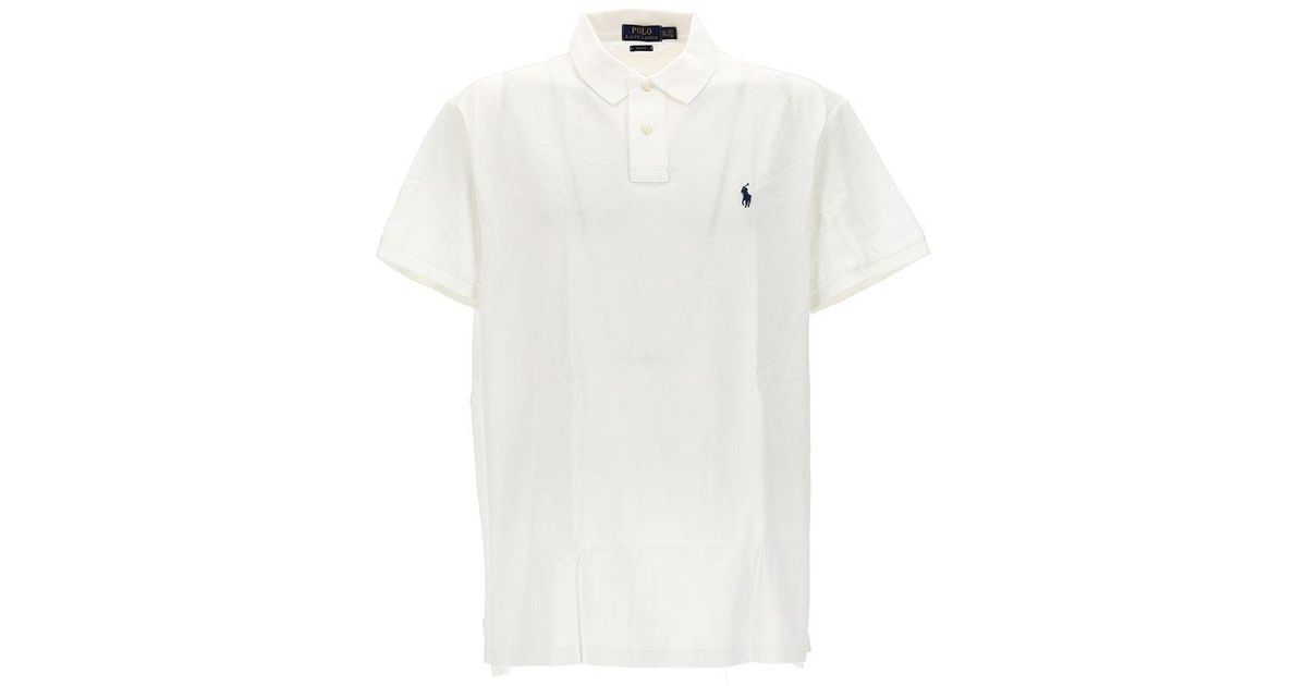 Polo Ralph Lauren Polo Shirts in White for Men | Lyst UK